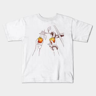 Adam and Eve Apples Kids T-Shirt